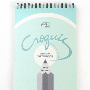 아트앤디자인 고급크로키북 A6 105g(상철)