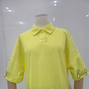 [디즈니골프]여성 세미 루즈핏 반팔 카라 티셔츠 (SO2LTS047-LM)