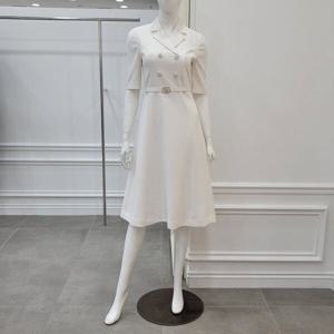 [미니멈]카라넥 더블버튼 A라인원피스(MXCGWO7030IV1)_IC