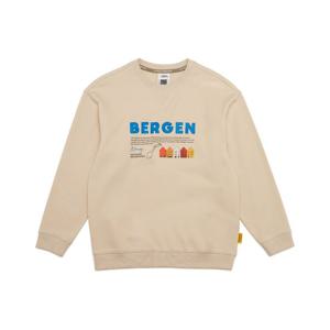 내셔널지오그래픽키즈 K243USW920 그래픽 맨투맨-1 LBEIGE