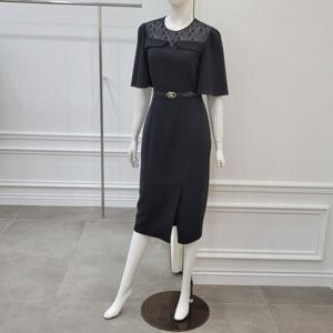 [미니멈]레이스 배색 원피스(MYCGWO7060)_IC