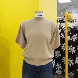 르피타 DP01 가오리핏 반팔 반폴라 니트 L243BSW902