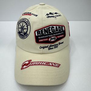 [지프]JP2GCU072 와펜&자수 장식 볼캡 2024년 아이보리 야구모자