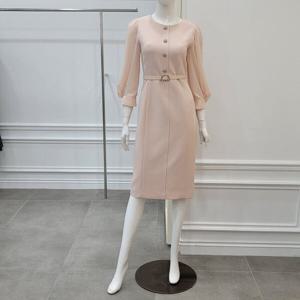 [미니멈]시스루 소매 원피스(MXCGWO7150PE)_IC