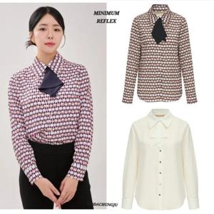 [미니멈]MD 카라넥 타이 블라우스  MD MYCGWB7100 M_CJ