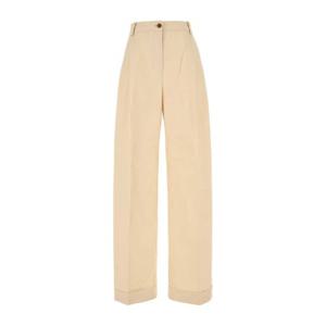 메종키츠네 코튼 옐로우 팬츠 MW01103WW0102 P205