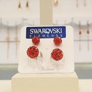 볼라레 세이브존01 오렌지9mm미러볼 투웨이귀걸이 LE513