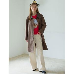 [올리브데올리브]레자 배색 맥 트렌치 코트 (OW4AR867)