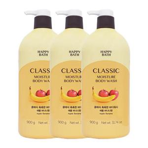 해피바스 정말 촉촉한 바디워시 900g x3