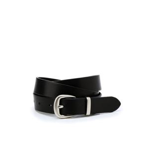 [선물포장+쇼핑백] 블랙 프리미엄 통가죽 여성벨트 JABE4F120BK