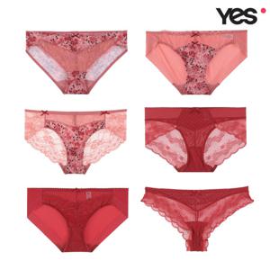 [예스]여성스러운 빈티지 레이스/헴팬티 6종 택 1 YSWPW801YSWPW811