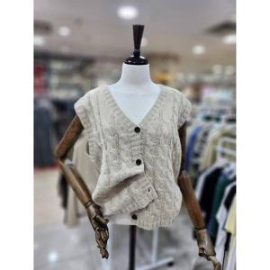 스테파니 세이브존08 울 꽈베기 조끼 N24NW4404