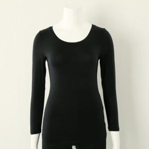 [와코루] 골프내의 얇고 따듯한 여성극세사 내의상의(WLG2451C-BK)