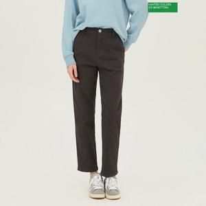 베네통 밴딩 기모 배기 데님팬츠 BADP57361_DG