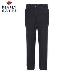 [파리게이츠] 파리게이츠 여성 배색 로고 백 밴딩 팬츠 522D4PT983_BK