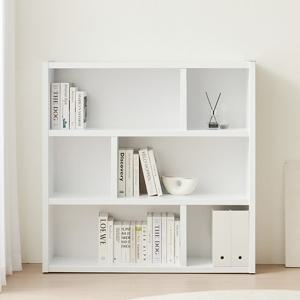 [채우리] 포피 3단 1200 와이드 오픈 책장 책꽂이