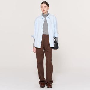 WOMAN 루즈핏 코튼 셔츠 [SKY BLUE] / WBD3L03505