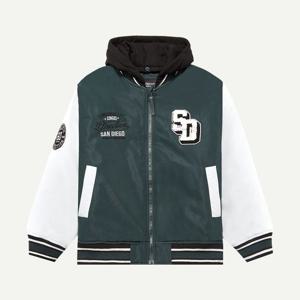 [행텐 틴즈]행텐틴즈 후드 디테쳐블 바시티 패딩점퍼_357(14490-010-802-46)