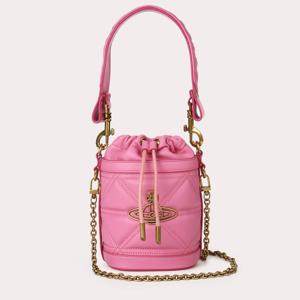 [비비안웨스트우드]비비안웨스트우드 직수입 퀼티드 나파 키티 버킷백 핑크(VOTCBA0015-80)