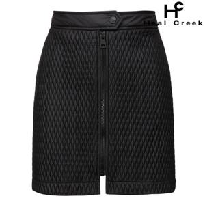 [힐크릭] 여성 스모킹 원단 믹스 패딩 큐롯 1HCCUW3756 MA