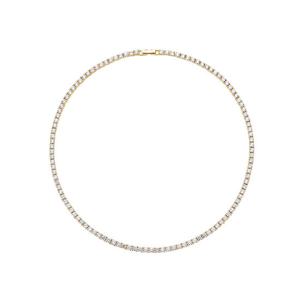 [티르리르] 20캐럿 실버옐로우 테니스 목걸이 HNXSVR30634M-Y