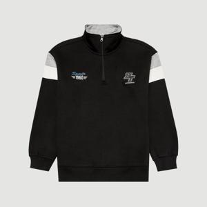 [행텐주니어]행텐틴즈 그래픽 기모 하프집업 맨투맨_100(14490-0