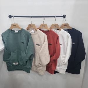 [지프키즈]선기획 베이직 지프로고 맨투맨 KP3TSU802A_JK