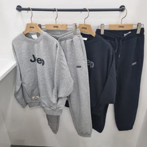 [지프키즈]선기획 소문자 지프프린팅 맨투맨세트 KP3TSU801903_J