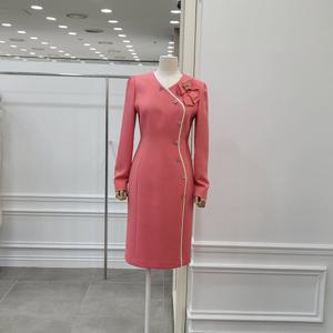 [미니멈]라인 배색 슬림원피스(MWDAWO0190CL1)_IC