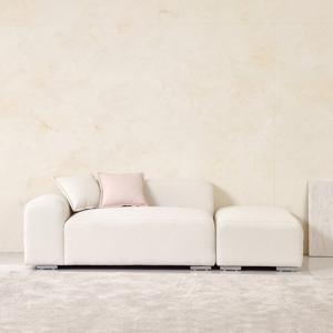 폴로까사 브리에 부클레 2인용 소파 + 스툴포함