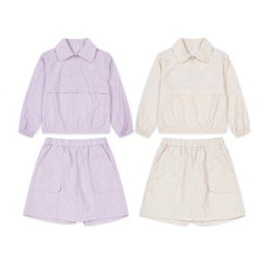 [탑텐키즈]여아) 밸런스 화섬 아노락 스코츠 셋업 MKE3IP2411