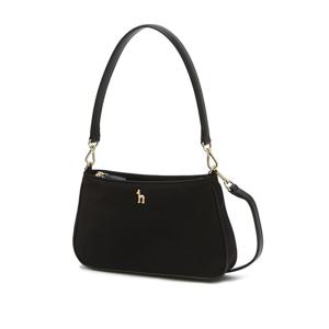 [헤지스/쇼핑백]블랙 나일론 미니숄더백 HIWA5E450BK