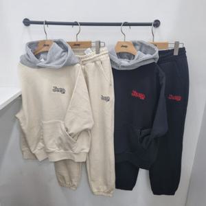 [지프키즈]지프 후드 배색 셋업 후드티 KP3THU062962_JK