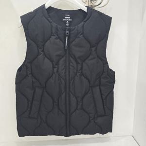 [에꼴리에]변형 퀼팅 라운드넥 초경량 조끼(24D0102)_US