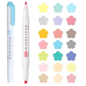 제브라 마일드 라이너 양면 형광펜 (WKT7) 1다스 (10개입) (택1)