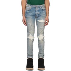 25 FW 아미리 남성 블루 MX1 울트라 데님 진 241886M186053