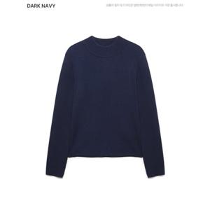 [나이스클랍] N244PWKB33 슬림핏 반넥 니트 풀오버