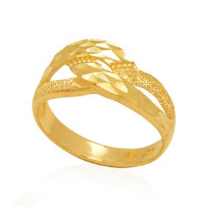 여자 순금 반지 7.5g [반짝이 크로스컷]