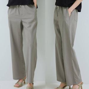G126221_(밴딩)와이드 린넨통바지 팬츠