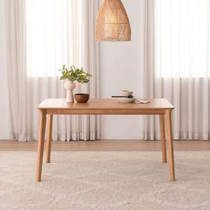 (착불) 헤이미쉬홈 엘로이 4인용 고무나무 원목 식탁 테이블 1350