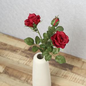 장미 세송이 조화 레드 실내조경 장미조화 인조꽃