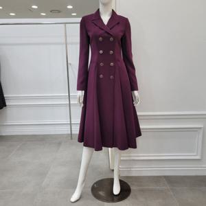 [미니멈]카라 더블 버튼 플레어 원피스 (MYDGWO9880WN)_IC