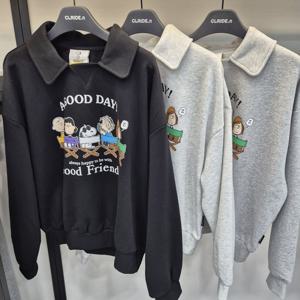 [클라이드앤]클라이드 여성 스누피 카라 티셔츠 FODTS972F_SC