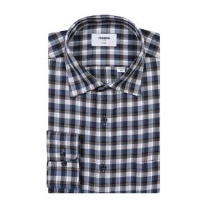 [레노마(셔츠)]미디엄체크 기모 긴소매 일반핏 RNWSG0035BU