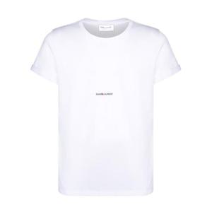 생로랑 반팔 티셔츠 464572 YB2DQ 9000 White
