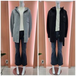 [수스]후드집업 벨티드 핸드메이드코트자켓 S244BJKA08_US