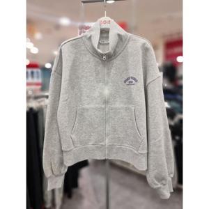 주)소이 세이브존01 겨울 멜란지 크롭 여아 기모 점퍼 23W0755