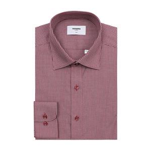 [레노마(셔츠)]레노마셔츠 긴팔 미니체크 슬림핏 RNFSL0-132-RD