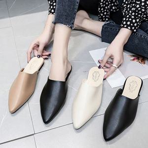 쿨샵 스틸레토 여자 뮬블로퍼 심플한 로우 뮬블로퍼