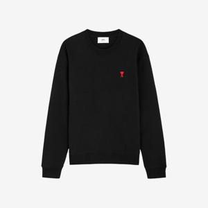 아미 하트 로고 맨투맨 블랙 공용 BFUSW001 730 001